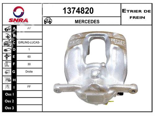 Used Right front brake caliper Right front brake caliper 36816841 36816841