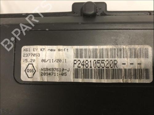 Used Instrument cluster Instrument cluster RENAULT KANGOO Express (FW0/1_) Z.E. (FW0Z, FW1Z) (60 hp) 33578485 33578485