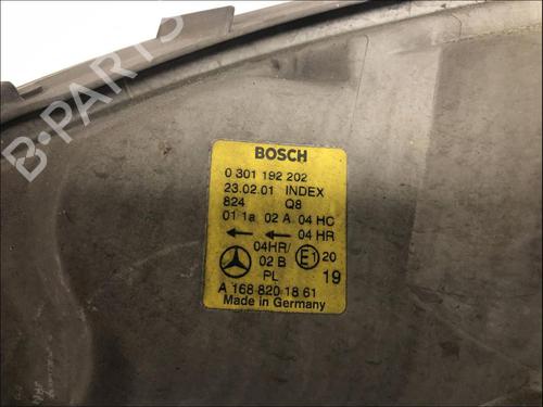 Used Right headlight Right headlight MERCEDES-BENZ A-CLASS (W168) A 140 (168.031, 168.131) (82 hp) 33579099 33579099