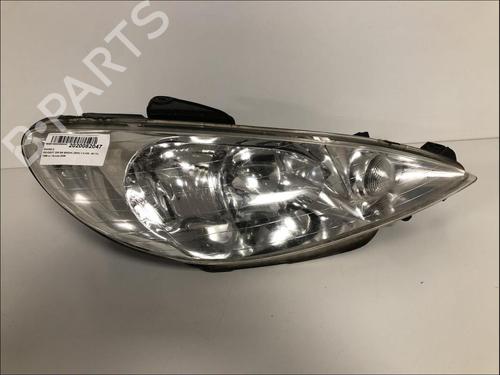 Used Right headlight Right headlight PEUGEOT 206 SW (2E/K) 1.4 HDi (68 hp) 33588701 33588701