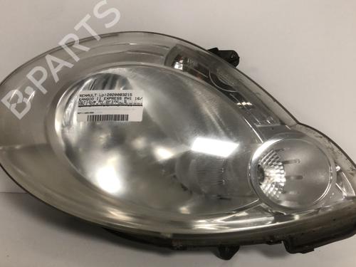 Used Left headlight Left headlight RENAULT KANGOO Express (FW0/1_) 1.5 dCi 85 (FW0K, FW0L, FW0B) (86 hp) 34117113 34117113