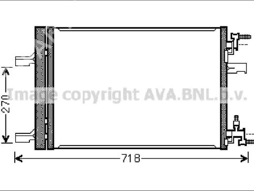 AC radiator OPEL ASTRA J (P10) | BP35907794M32 - Image 2