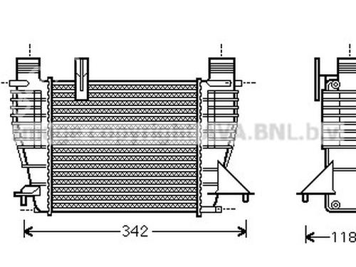 Intercooler RENAULT MODUS / GRAND MODUS (F/JP0_) 1.5 dCi (FP0G, JP0G) | BP35912384M30 - Image 2