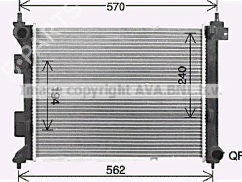 Used Water radiator Water radiator HYUNDAI i20 I (PB, PBT) [2008-2015] 33583672 33583672