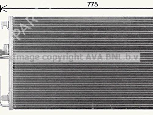 Used AC radiator AC radiator MERCEDES-BENZ SPRINTER 3-t Van (B906) [2006-2018] 33598642 33598642