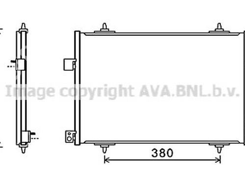 Used AC radiator AC radiator CITROËN C5 III (RD_) 2.0 HDi 165 (RDRHHA, RDRHH8) (163 hp) 33837466 33837466