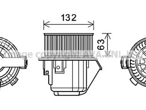 Used Heater blower motor Heater blower motor CITROËN C5 II Break (RE_) [2004-2008] 34218758 34218758