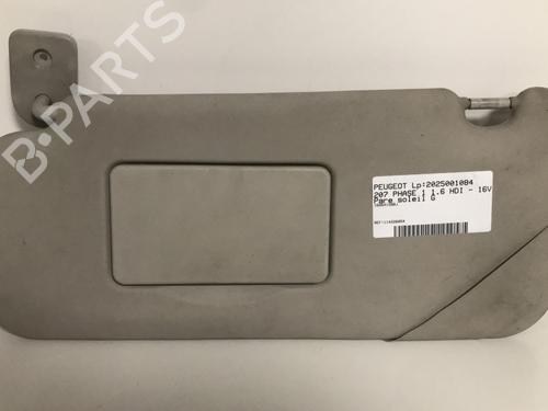 Venstre solskærm Venstre solskærm PEUGEOT 207 (WA_, WC_) 1.6 HDi (109 hp) 33595176 33595176