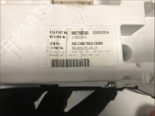 Used Instrument cluster Instrument cluster PEUGEOT 308 II (LB_, LP_, LW_, LH_, L3_) 1.6 HDi / BlueHDi 115 (115 hp) 33580631 33580631