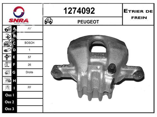 Used Right front brake caliper Right front brake caliper 36577447 36577447