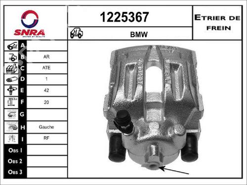 Left rear brake caliper BMW 1 (E87) 116 i | BP37034814M107 - Image 2