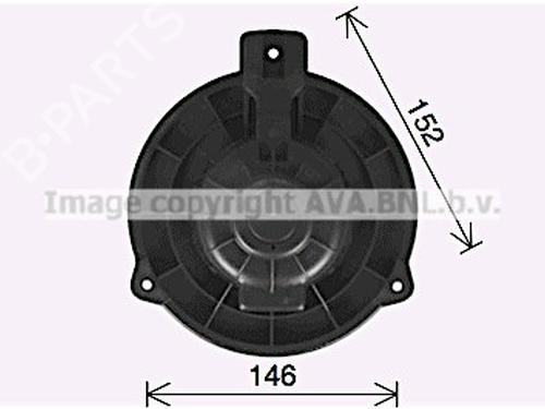 Varmeblæser Varmeblæser KIA RIO III (UB) 1.4 CRDi (90 hp) 35914298 35914298