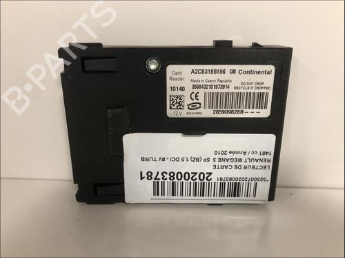 Used Card reader Card reader RENAULT MEGANE III Hatchback (BZ0/1_, B3_) 1.5 dCi (BZ09, BZ0D, BZ1W, BZ29, BZ14) (110 hp) 33589216 33589216