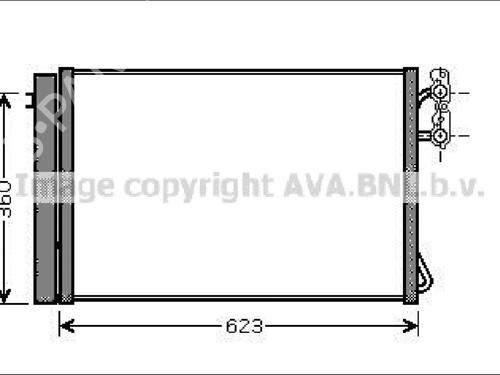 AC radiator BMW 1 (E87) 116 i | BP35908682M32 - Image 3