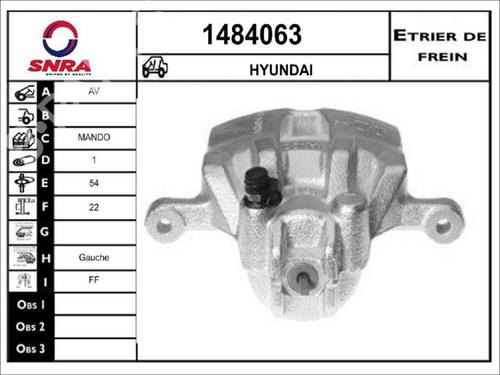 Used Left front brake caliper Left front brake caliper 36574221 36574221