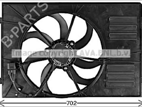 Used Radiator fan Radiator fan VW GOLF PLUS V (5M1, 521) [2004-2013] 35909602 35909602