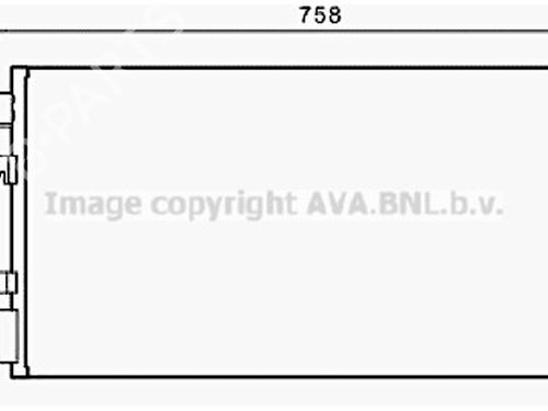 Used AC radiator AC radiator RENAULT SCÉNIC III (JZ0/1_) 1.6 dCi (JZ00, JZ12) (130 hp) 33739400 33739400