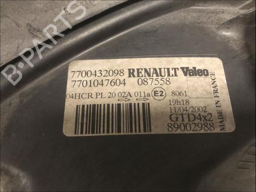 Used Left headlight Left headlight RENAULT SCÉNIC I MPV (JA0/1_, FA0_) [1999-2010] 33581870 33581870