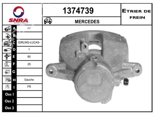 left-front-brake-caliper-mercedes-benz-c-class-w204-2007-2008-2009-2010-2011-2012-2013-2014-2015-35914781 main image