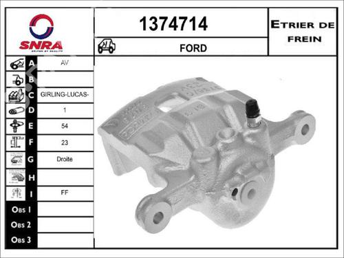 Used Right front brake caliper Right front brake caliper 36573946 36573946