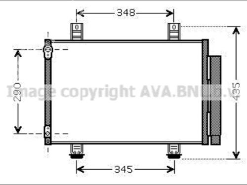 Used AC radiator AC radiator SUZUKI SWIFT III (MZ, EZ) 1.3 (RS413, ZC11S) (92 hp) 35908743 35908743