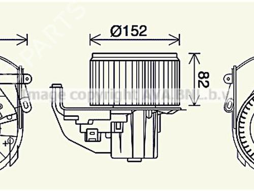 Varmeblæser Varmeblæser CITROËN C8 (EA_, EB_) 2.0 HDi 135 (136 hp) 35913672 35913672