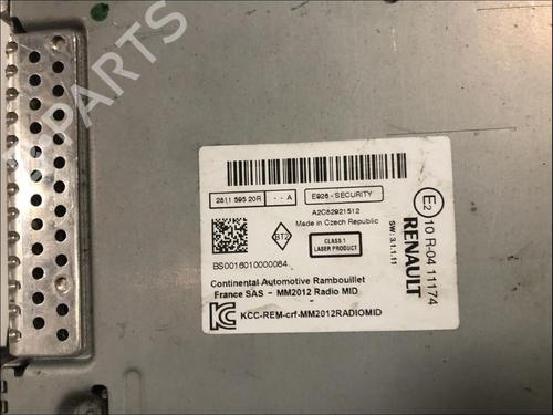 Used Radio Radio RENAULT KANGOO Express (FW0/1_) [2008-2026] 33583035 33583035