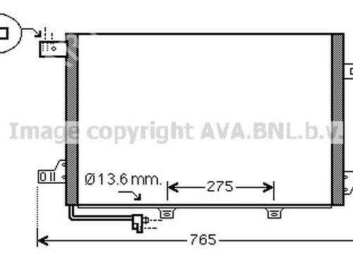 AC Kondensor AC Kondensor MERCEDES-BENZ A-CLASS (W169) [2004-2012] 36949055 36949055