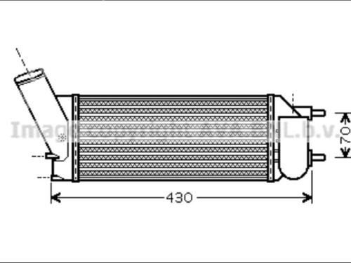 Intercooler Intercooler CITROËN C4 Picasso I MPV (UD_) 2.0 HDi 138 (136 hp) 35909042 35909042