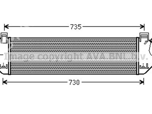 intercooler-volvo-c30-533-2006-2007-2008-2009-2010-2011-2012-2013-35913272 main image