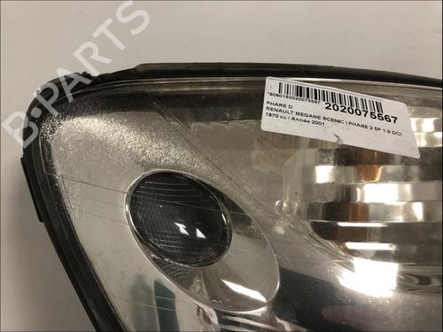 Used Right headlight Right headlight RENAULT SCÉNIC I MPV (JA0/1_, FA0_) 1.9 dCi (JA05, JA1F) (102 hp) 33578370 33578370