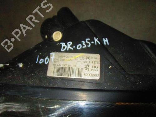 Used Right headlight Right headlight PEUGEOT 1007 (KM_) 1.4 HDi (68 hp) 36047718 36047718