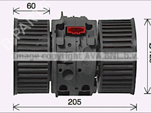 Used Heater blower motor Heater blower motor RENAULT SCÉNIC III (JZ0/1_) 1.5 dCi (JZ02, JZ0R) (95 hp) 35910152 35910152