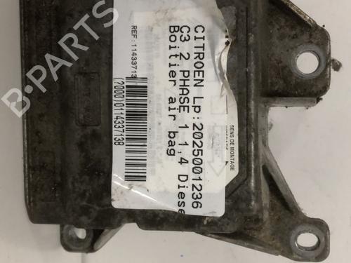 Used ECU airbags ECU airbags CITROËN C3 II (SC_) 1.4 HDi 70 (SC8HZC, SC8HR0, SC8HP4) (68 hp) 33595294 33595294