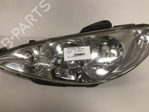 Used Left headlight Left headlight PEUGEOT 206 Hatchback (2A/C) 1.4 i (75 hp) 33598864 33598864