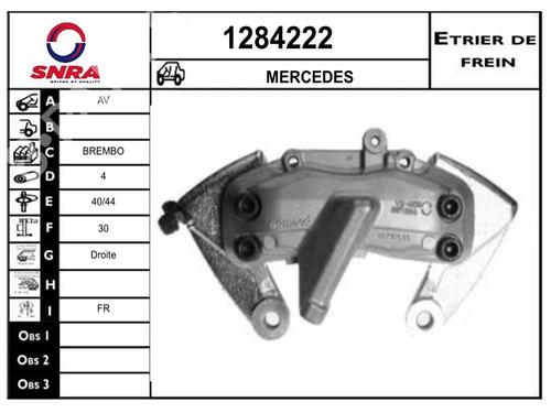 Used Right front brake caliper Right front brake caliper MERCEDES-BENZ CLK (C209) CLK 320 CDI (209.320) (224 hp) 33731162 33731162