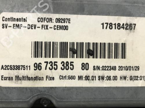 Used Instrument cluster Instrument cluster CITROËN C8 (EA_, EB_) 2.0 HDi (120 hp) 33589067 33589067