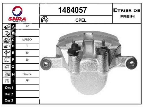 Left front brake caliper OPEL INSIGNIA A (G09) | BP36573959M105 - Image 2