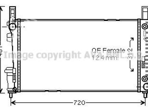 Used Water radiator Water radiator MERCEDES-BENZ B-CLASS Sports Tourer (W245) B 200 TURBO (245.234) (193 hp) 33890384 33890384