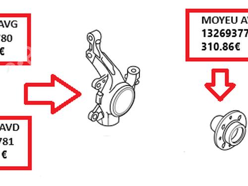 right-front-steering-knuckle-opel-corsa-d-s07-2006-2007-2008-2009-2010-2011-2012-2013-2014-2015-33599914 main image