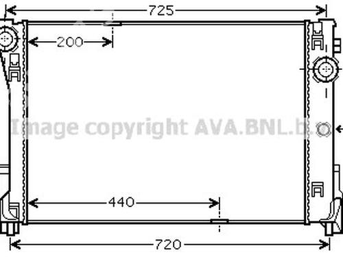 Used Water radiator Water radiator MERCEDES-BENZ C-CLASS (W204) [2007-2015] 35914784 35914784