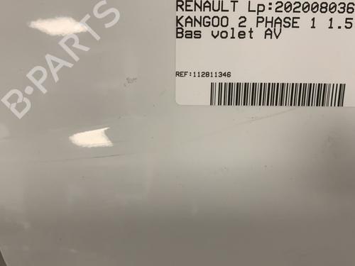 Used Front bumper spoiler Front bumper spoiler RENAULT KANGOO Express (FW0/1_) 1.5 dCi 70 (FW0A, KW0V) (68 hp) 33593934 33593934