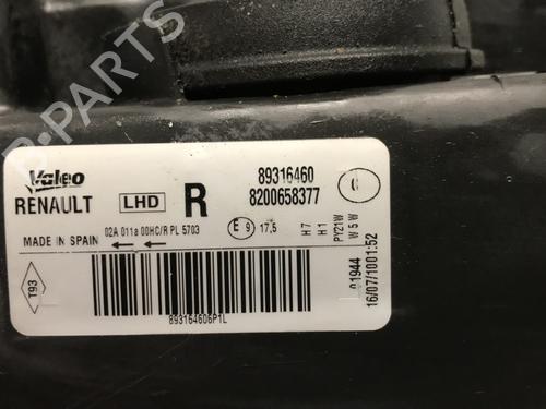 Used Right headlight Right headlight RENAULT MODUS / GRAND MODUS (F/JP0_) 1.5 dCi (FP0G, JP0G) (68 hp) 33597066 33597066