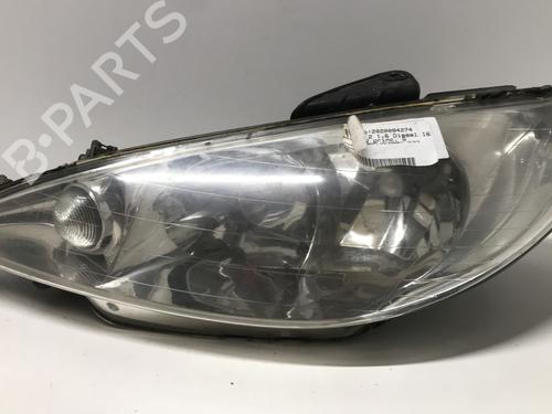 Used Left headlight Left headlight PEUGEOT 206 Hatchback (2A/C) 1.6 HDi 110 (109 hp) 33591070 33591070