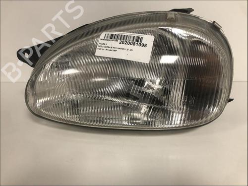 Used Left headlight Left headlight OPEL CORSA B (S93) 1.2 i (F08, F68, M68) (45 hp) 33583910 33583910