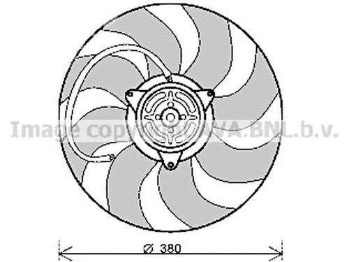 Used Radiator fan Radiator fan AUDI A4 B7 Avant (8ED) [2004-2008] 34569450 34569450