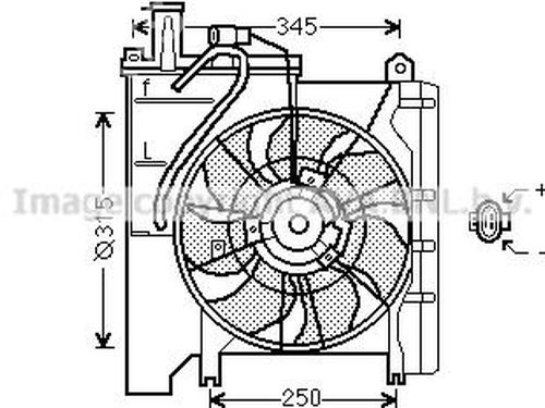 Used Radiator fan Radiator fan 38427829 38427829