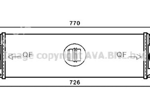 Used Intercooler Intercooler MERCEDES-BENZ SPRINTER 3-t Van (B906) [2006-2018] 33598664 33598664
