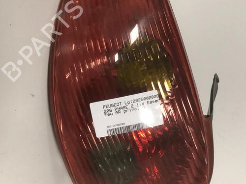 Used Left taillight Left taillight PEUGEOT 206 Hatchback (2A/C) [1998-2012] 33598169 33598169