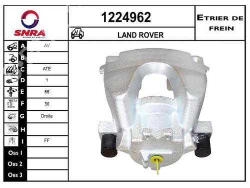 Used Right front brake caliper Right front brake caliper LAND ROVER DISCOVERY SPORT (L550) 2.0 D 4x4 (241 hp) 33742168 33742168